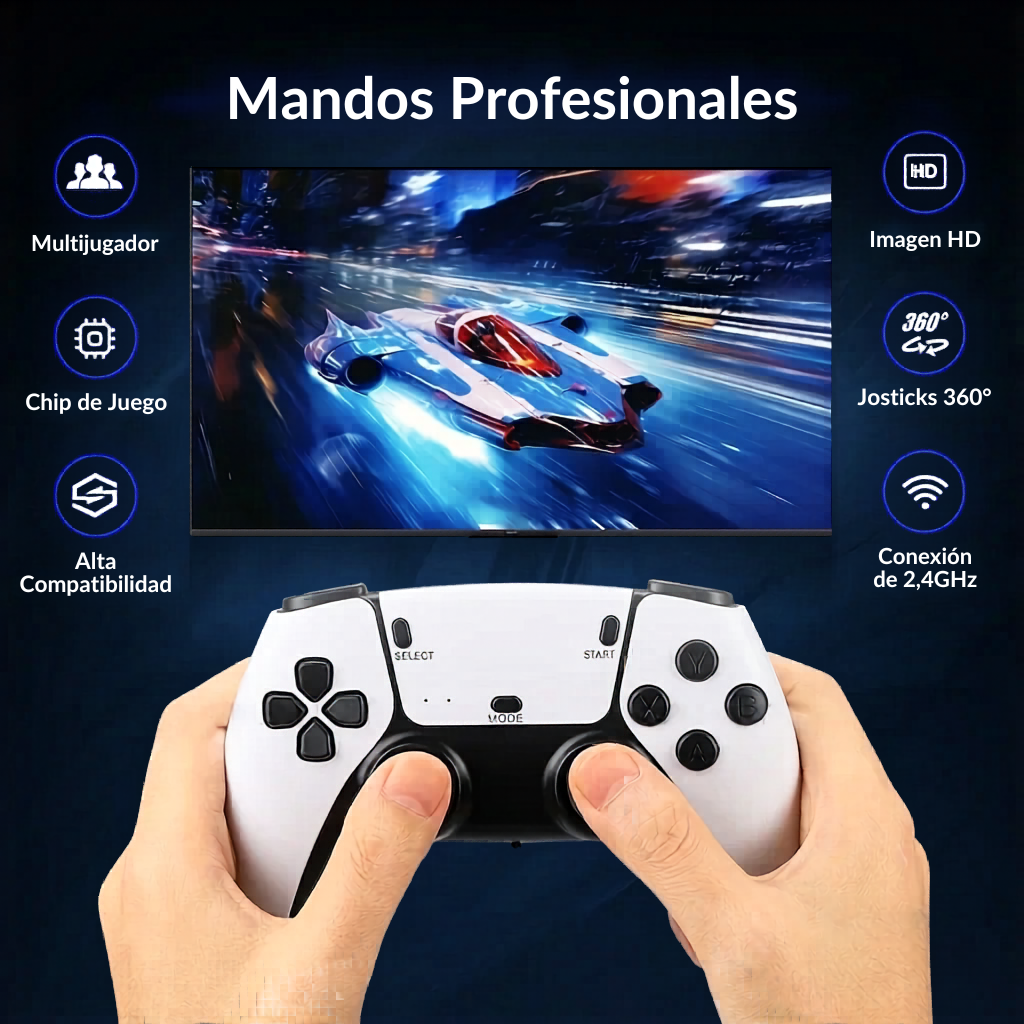 Videojuegos 20.000 Juegos Retro en un Solo Mando — Sin Descargas, Sin Complicaciones