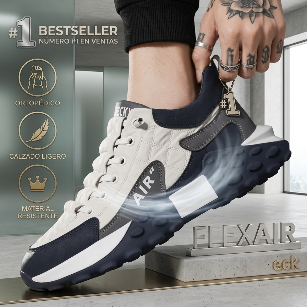 Zapatillas deportivas nuevas con plataforma antideslizante - Flex Air™ 2026 + Ebook de entrenamiento