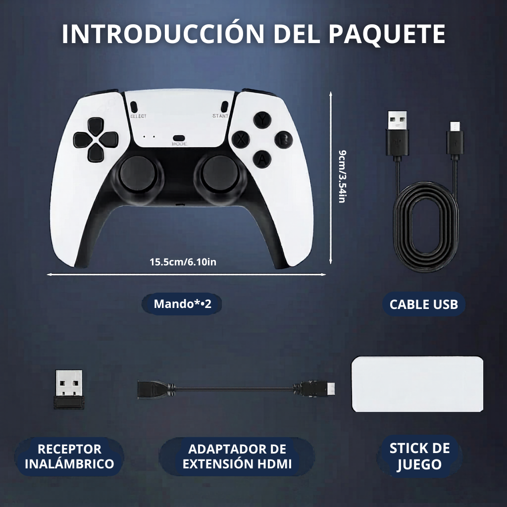 Videojuegos 20.000 Juegos Retro en un Solo Mando — Sin Descargas, Sin Complicaciones